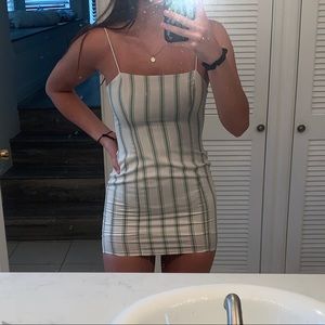 Striped mini dress